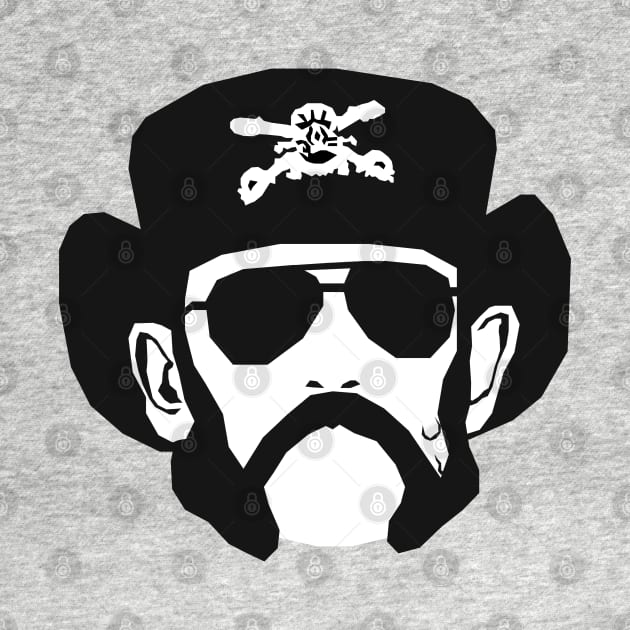 Lemmy Kilmister Motorhead Minimalist Art by nankeedal